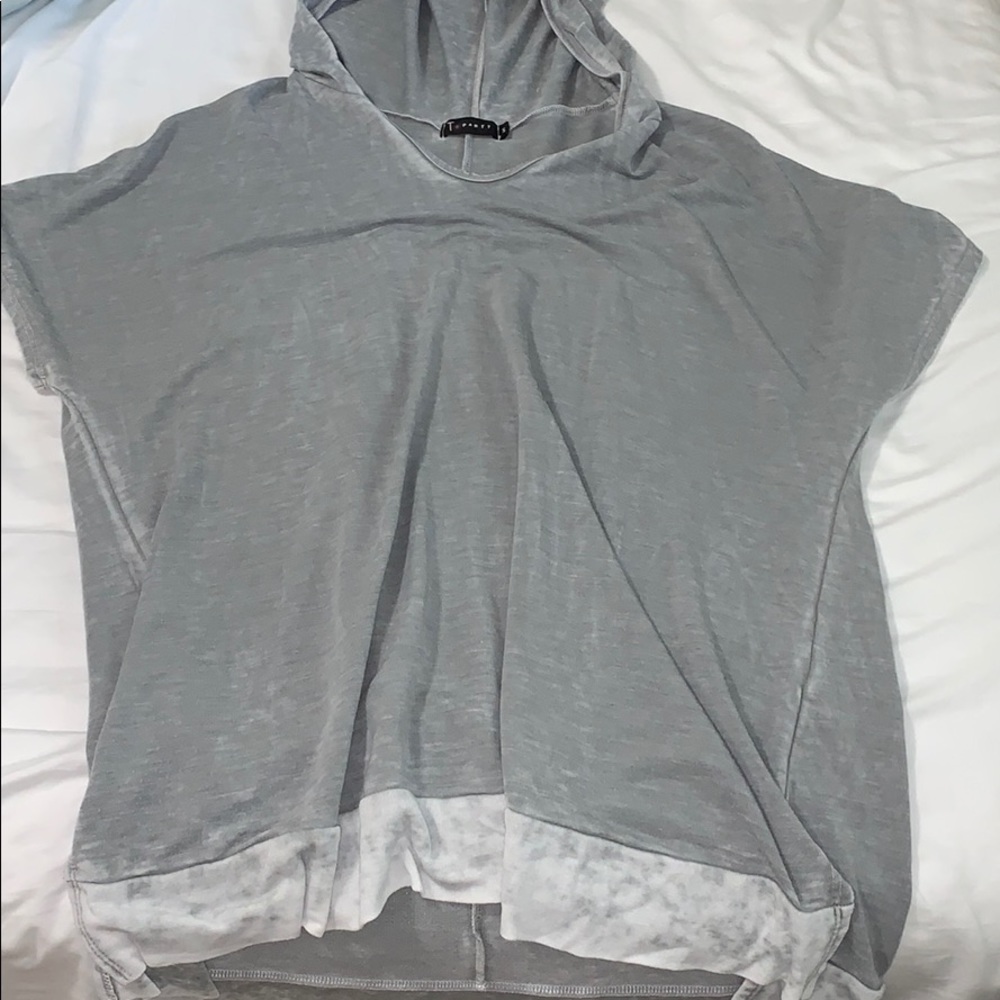 Grey hoodie t shirt